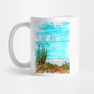 Cactus By The Seaside Mug